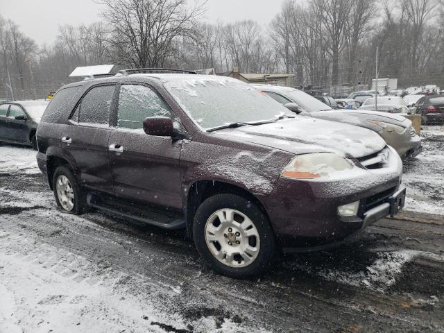 2HNYD182X2H503482 - 2002 ACURA MDX BURGUNDY photo 4