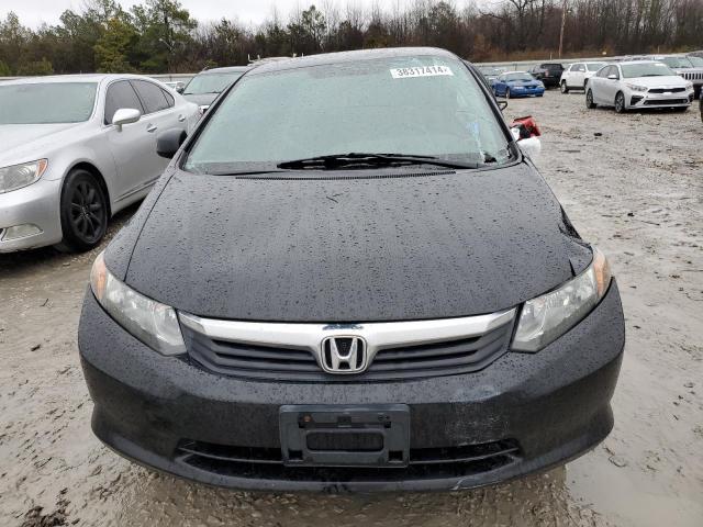 19XFB2F57CE303291 - 2012 HONDA CIVIC LX BLACK photo 5