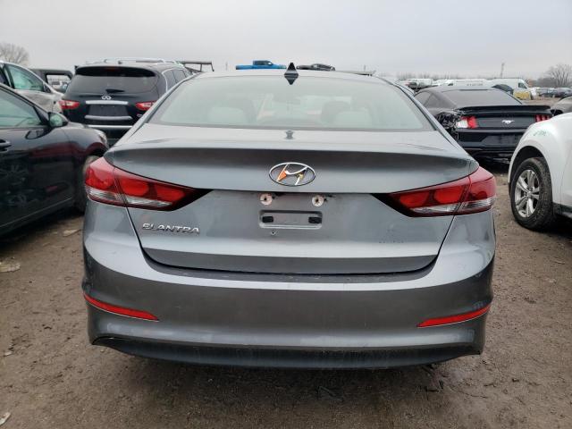 KMHD84LF6HU207333 - 2017 HYUNDAI ELANTRA SE GRAY photo 6