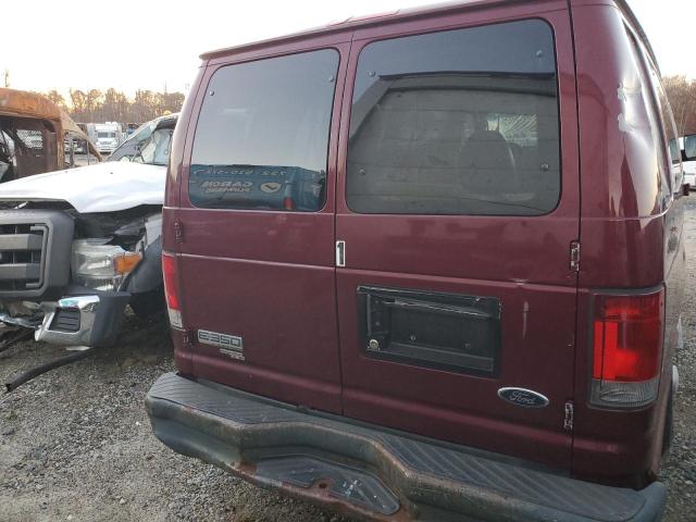 1FBSS31L87DA93676 - 2007 FORD ECONOLINE E350 SUPER DUTY WAGON BURGUNDY photo 10