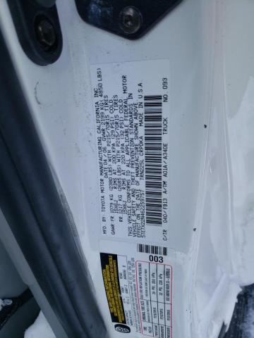 5TETX22N46Z259757 - 2006 TOYOTA TACOMA ACCESS CAB თეთრი ფოტო 12