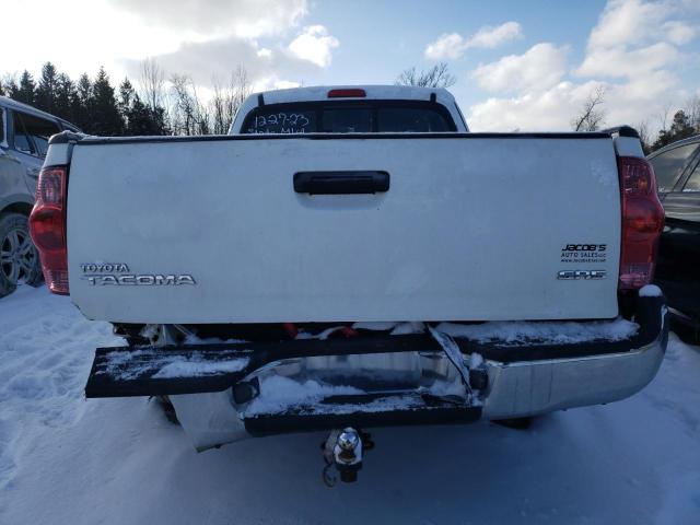 5TETX22N46Z259757 - 2006 TOYOTA TACOMA ACCESS CAB თეთრი ფოტო 6