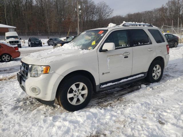 1FMCU49369KB01319 - 2009 FORD ESCAPE HYBRID WHITE photo 1