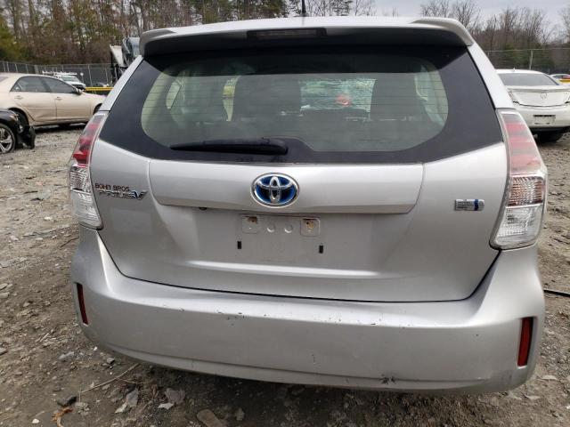 JTDZN3EUXFJ021284 - 2015 TOYOTA PRIUS V SILVER photo 6