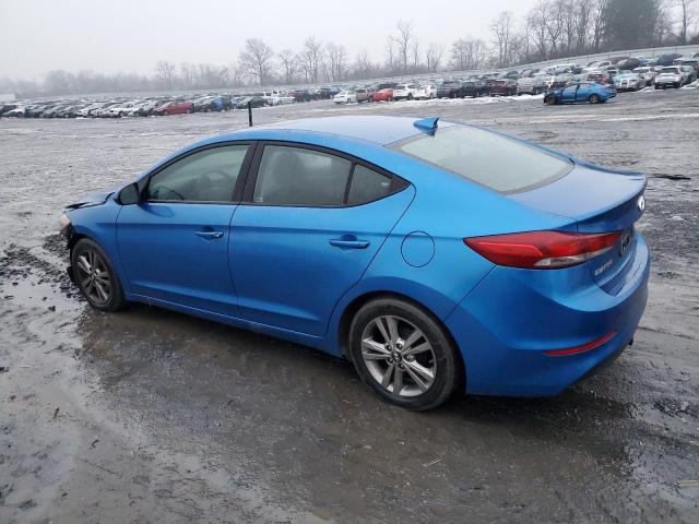 5NPD84LF6HH166765 - 2017 HYUNDAI ELANTRA SE BLUE photo 2