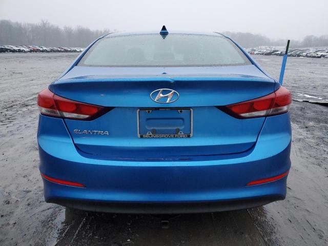 5NPD84LF6HH166765 - 2017 HYUNDAI ELANTRA SE BLUE photo 6