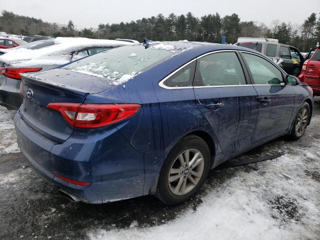 5NPE24AF8HH459916 - 2017 HYUNDAI SONATA SE BLUE photo 3