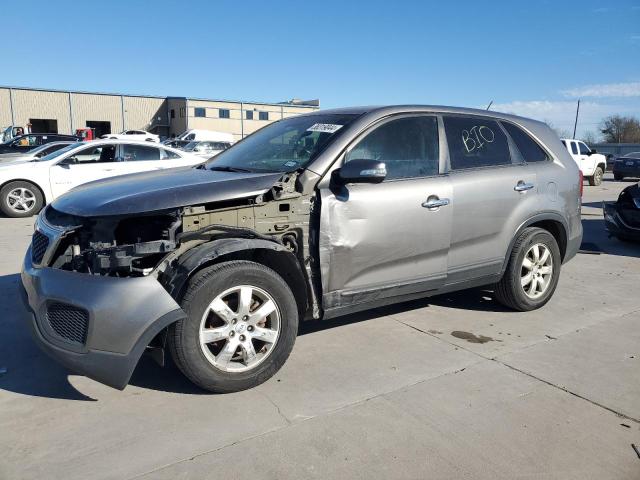 5XYKT3A19DG358965 - 2013 KIA SORENTO LX GRAY photo 1