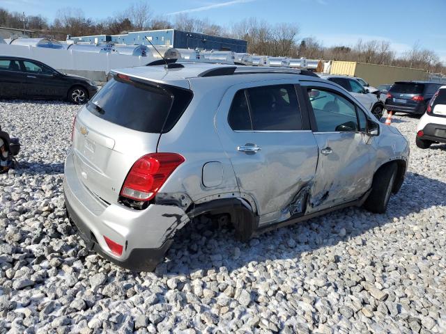 3GNCJLSB1JL239904 - 2018 CHEVROLET TRAX 1LT SILVER photo 3