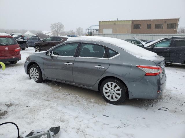 3N1AB7AP8FY359939 - 2015 NISSAN SENTRA S GRAY photo 2