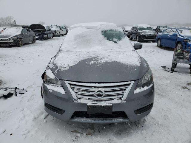 3N1AB7AP8FY359939 - 2015 NISSAN SENTRA S GRAY photo 5