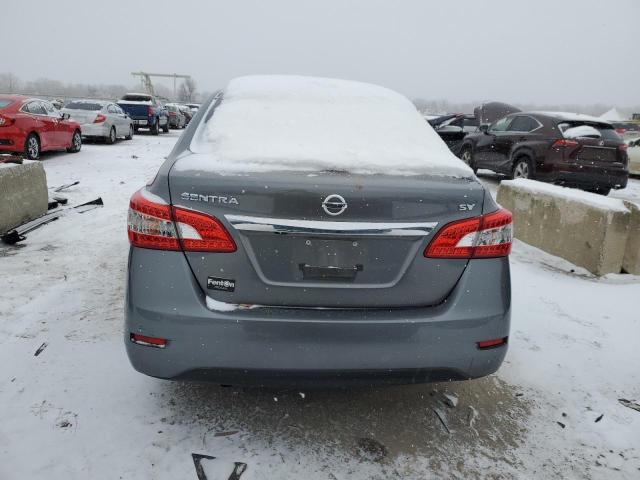 3N1AB7AP8FY359939 - 2015 NISSAN SENTRA S GRAY photo 6