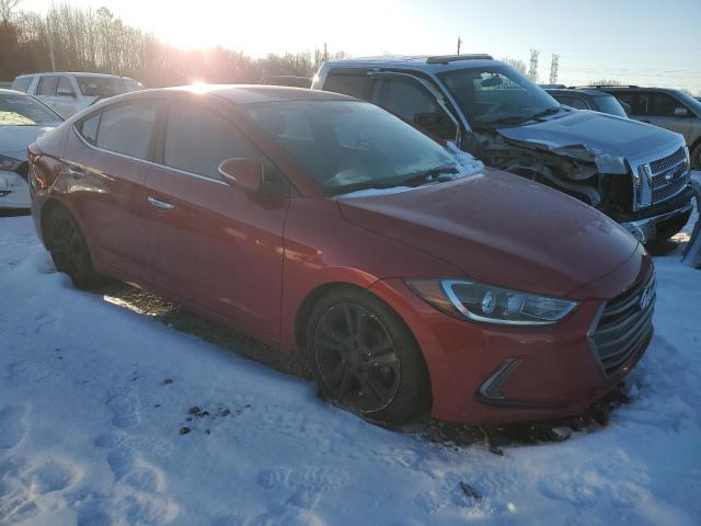 5NPD84LF9HH129113 - 2017 HYUNDAI ELANTRA SE RED photo 4