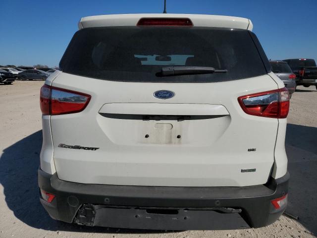 MAJ3S2GE6LC341996 - 2020 FORD ECOSPORT SE WHITE photo 6