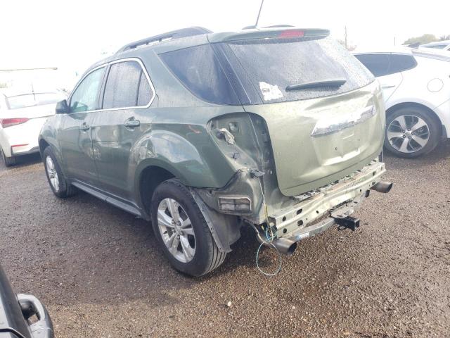 2GNFLGE38F6244483 - 2015 CHEVROLET EQUINOX LT GREEN photo 2