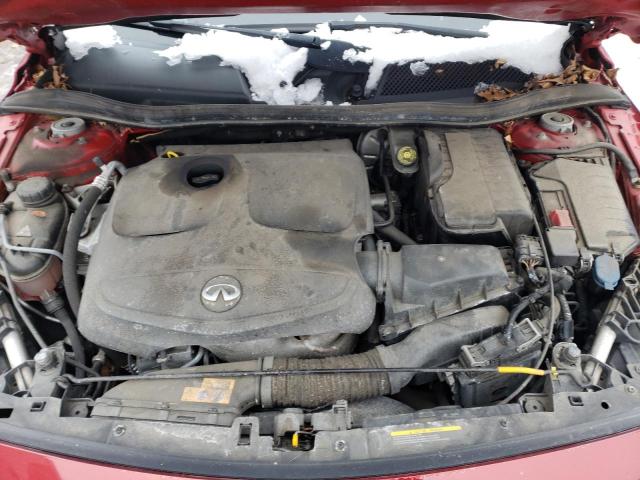 SJKCH5CR0JA047258 - 2018 INFINITI QX30 BASE RED photo 11