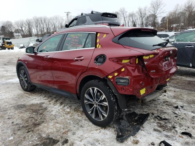 SJKCH5CR0JA047258 - 2018 INFINITI QX30 BASE RED photo 2