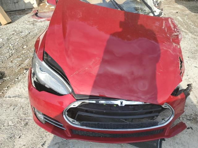 5YJSA1CP2DFP13784 - 2013 TESLA MODEL S Կարմիր լուսանկար 11