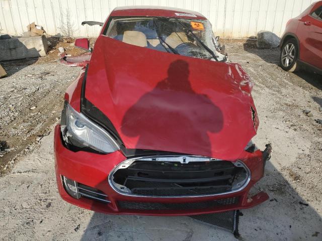 5YJSA1CP2DFP13784 - 2013 TESLA MODEL S Կարմիր լուսանկար 5