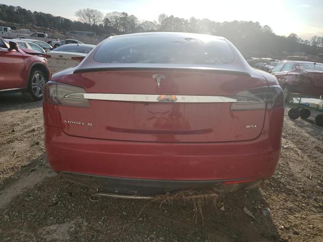5YJSA1CP2DFP13784 - 2013 TESLA MODEL S Կարմիր լուսանկար 6
