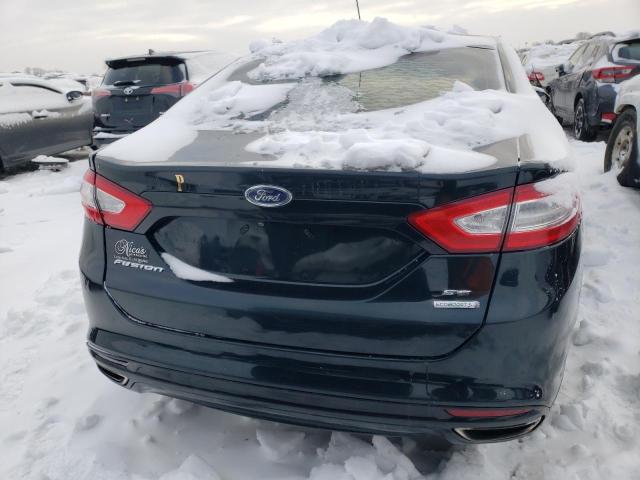 3FA6P0H98ER275105 - 2014 FORD FUSION SE BLACK photo 6