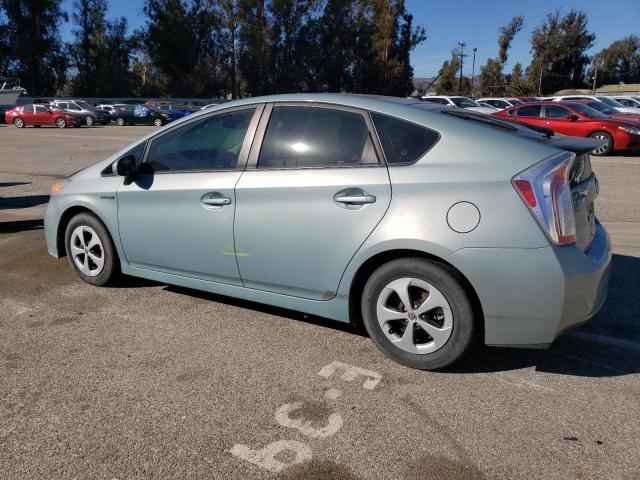 JTDKN3DU6E1777342 - 2014 TOYOTA PRIUS GREEN photo 2