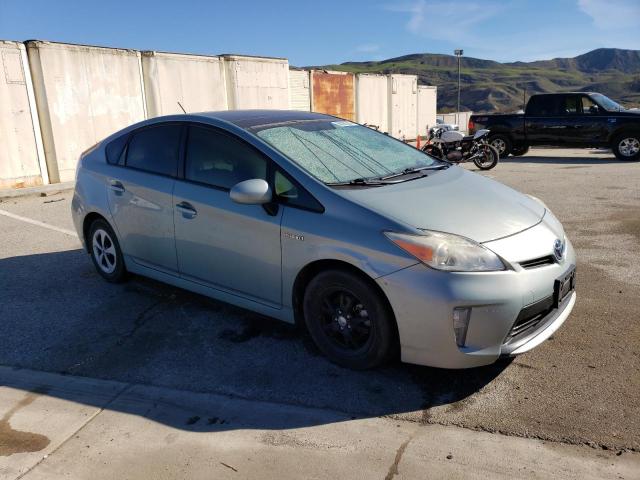 JTDKN3DU6E1777342 - 2014 TOYOTA PRIUS GREEN photo 4