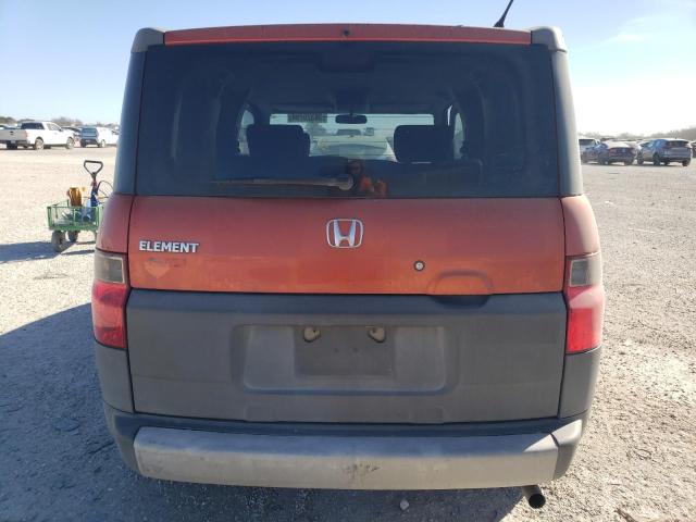 5J6YH28684L033679 - 2004 HONDA ELEMENT EX ORANGE photo 6