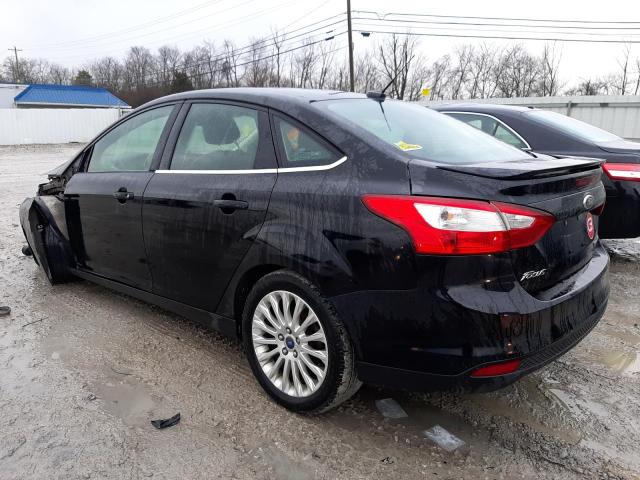 1FAHP3J2XCL261340 - 2012 FORD FOCUS TITANIUM BLACK photo 2