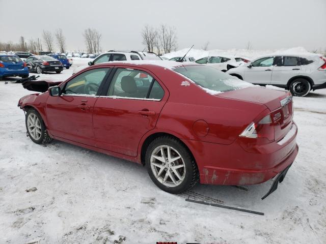 3FAHP0JG7AR167098 - 2010 FORD FUSION SEL RED photo 2