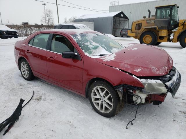 3FAHP0JG7AR167098 - 2010 FORD FUSION SEL RED photo 4