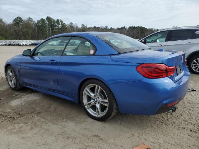 WBA4Z1C53JEC70770 - 2018 BMW 430I BLUE photo 2