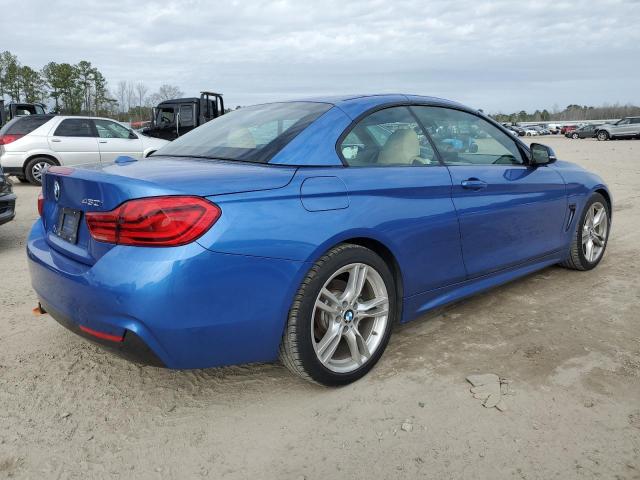 WBA4Z1C53JEC70770 - 2018 BMW 430I BLUE photo 3