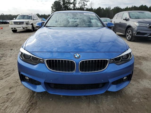 WBA4Z1C53JEC70770 - 2018 BMW 430I BLUE photo 5