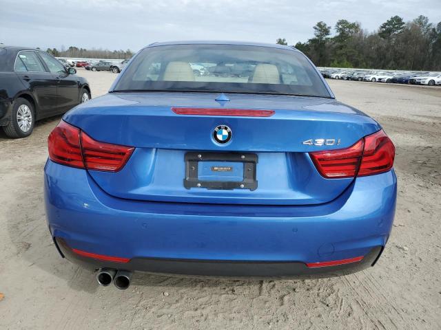 WBA4Z1C53JEC70770 - 2018 BMW 430I BLUE photo 6