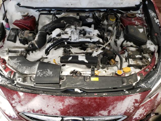 4S3GTAD65J3718010 - 2018 SUBARU IMPREZA PREMIUM PLUS BURGUNDY photo 11