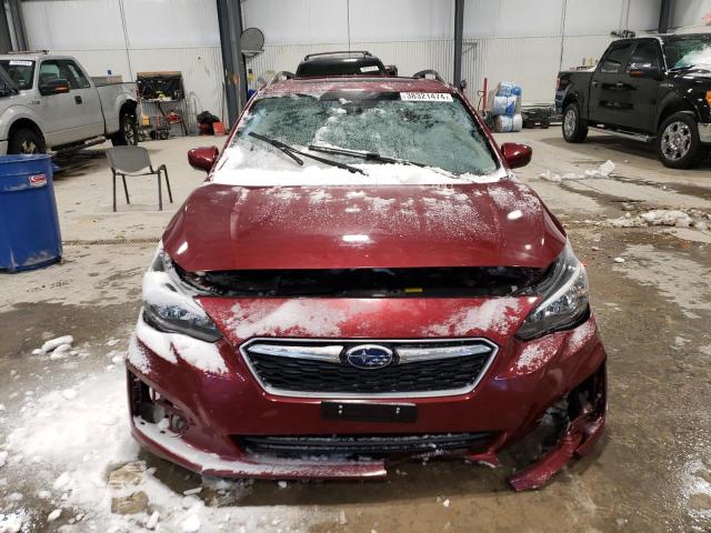 4S3GTAD65J3718010 - 2018 SUBARU IMPREZA PREMIUM PLUS BURGUNDY photo 5