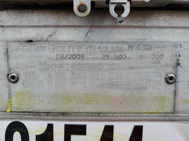 1UYVS2532AU892147 - 2010 UTILITY TRAILER WHITE photo 10