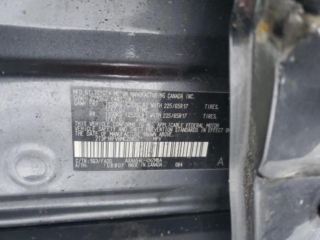 2T3P1RFV6MC208521 - 2021 TOYOTA RAV4 XLE GRAY photo 13