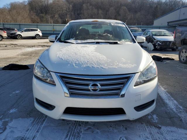 3N1AB7AP2FY362948 - 2015 NISSAN SENTRA S WHITE photo 5