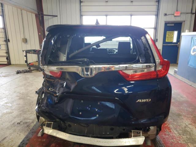 2HKRW2H81KH657679 - 2019 HONDA CR-V EXL BLUE photo 6