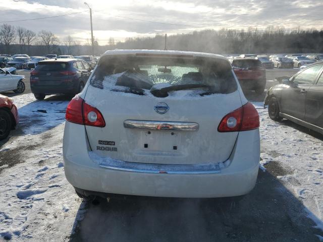 JN8AS5MT7DW518713 - 2013 NISSAN ROGUE S WHITE photo 6