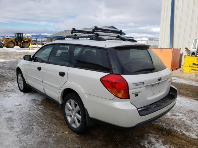 4S4BP61C277335001 - 2007 SUBARU LEGACY OUTBACK 2.5I WHITE photo 2