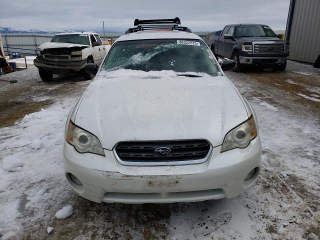 4S4BP61C277335001 - 2007 SUBARU LEGACY OUTBACK 2.5I WHITE photo 5