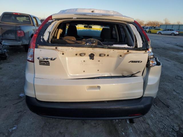 5J6RM4H38DL074704 - 2013 HONDA CR-V LX WHITE photo 6