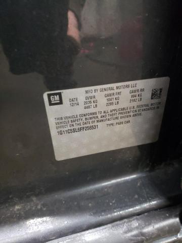 1G11C5SL6FF256531 - 2015 CHEVROLET MALIBU 1LT 灰色 照片 12
