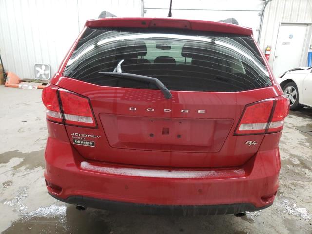 3C4PDDEG4DT518900 - 2013 DODGE JOURNEY R/T RED photo 6