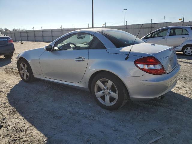 WDBWK54F07F133489 - 2007 MERCEDES-BENZ SLK 280 SILVER photo 2