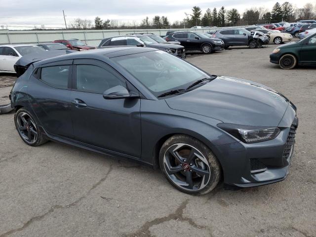 KMHTH6ABXLU027790 - 2020 HYUNDAI VELOSTER TURBO GRAY photo 4