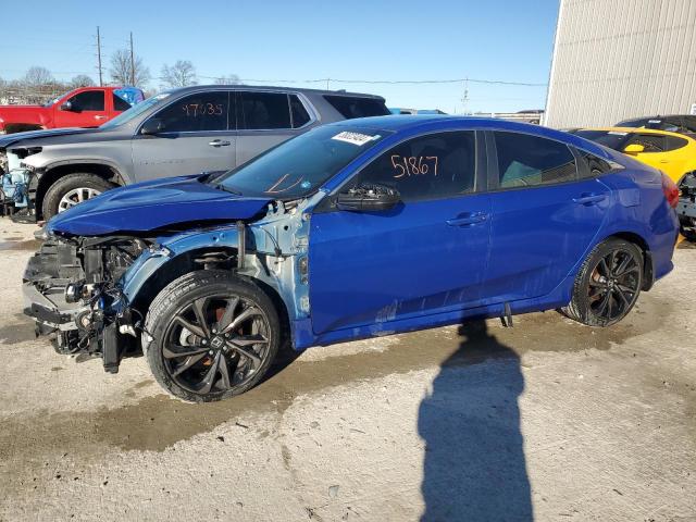 19XFC2F89KE045166 - 2019 HONDA CIVIC SPORT BLUE photo 1